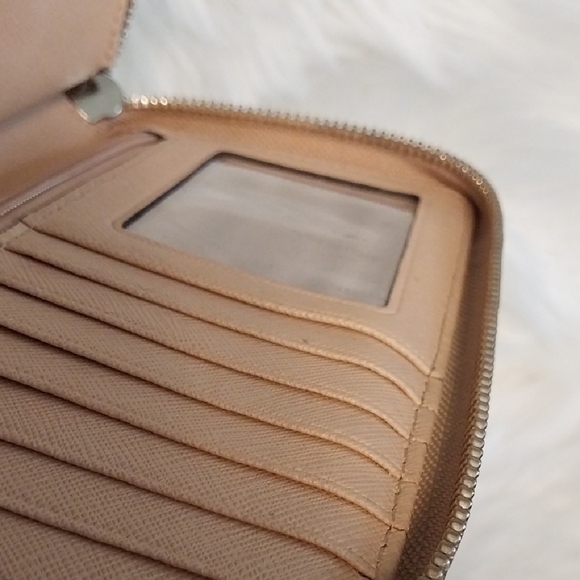 Michael Kors Beige Leather Wristlet - Picture 10 of 12